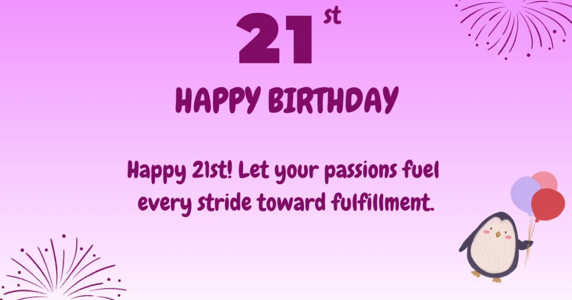 21st Birthday Wishes