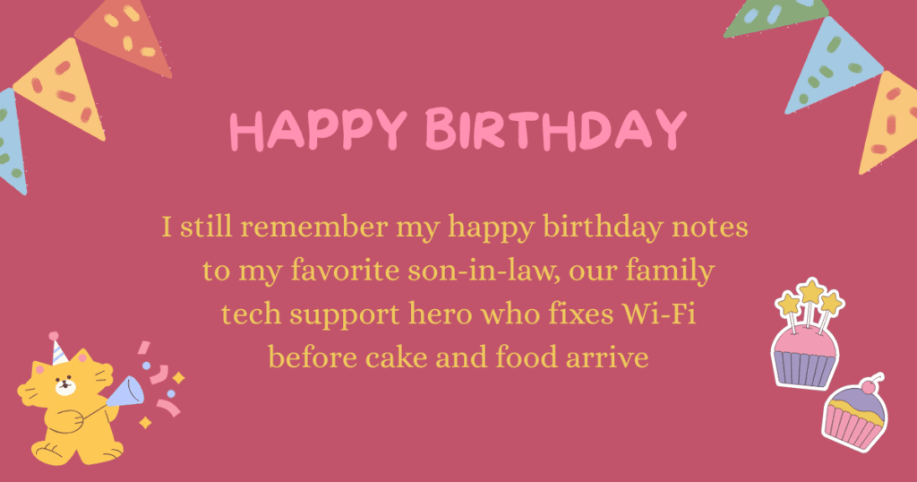 Birthday Wishes for Son-in-Law