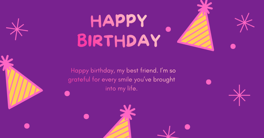 birthday wishes for a friend