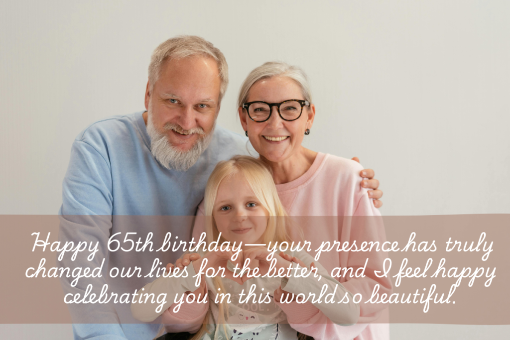 65th birthday wishes