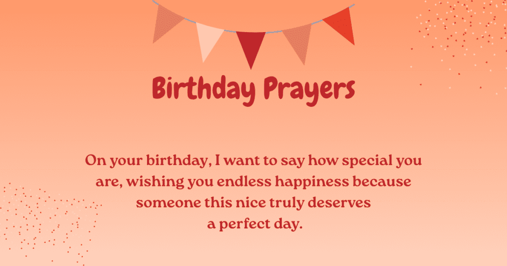 Birthday Prayers & Things