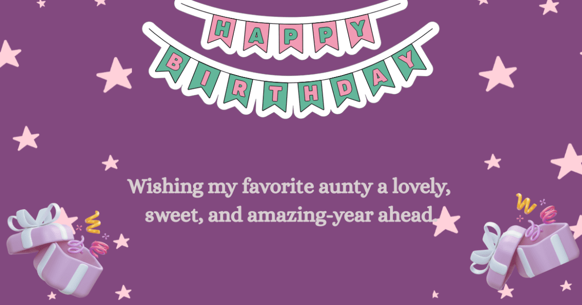 Birthday Wishes for aunt