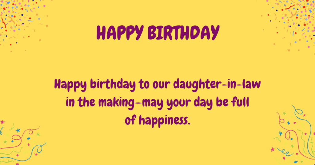 Birthday Wishes for Daughter-in-Law