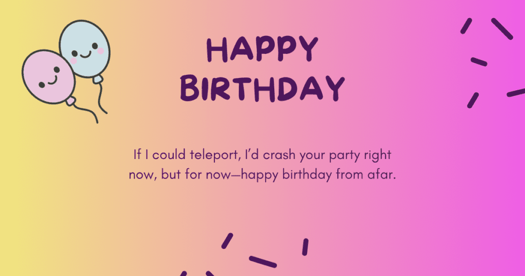 Long-Distance Friend