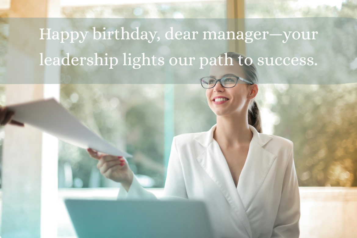 birthday wishes for a manager