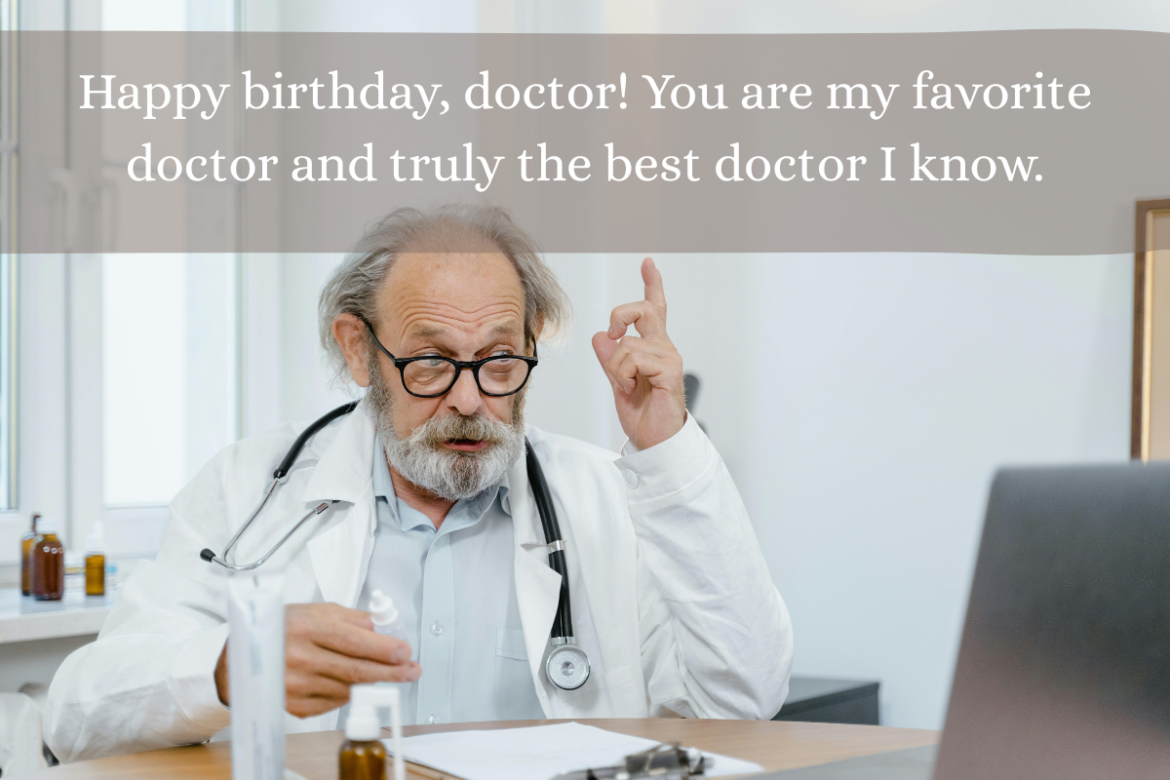 birthday wishes for doctor