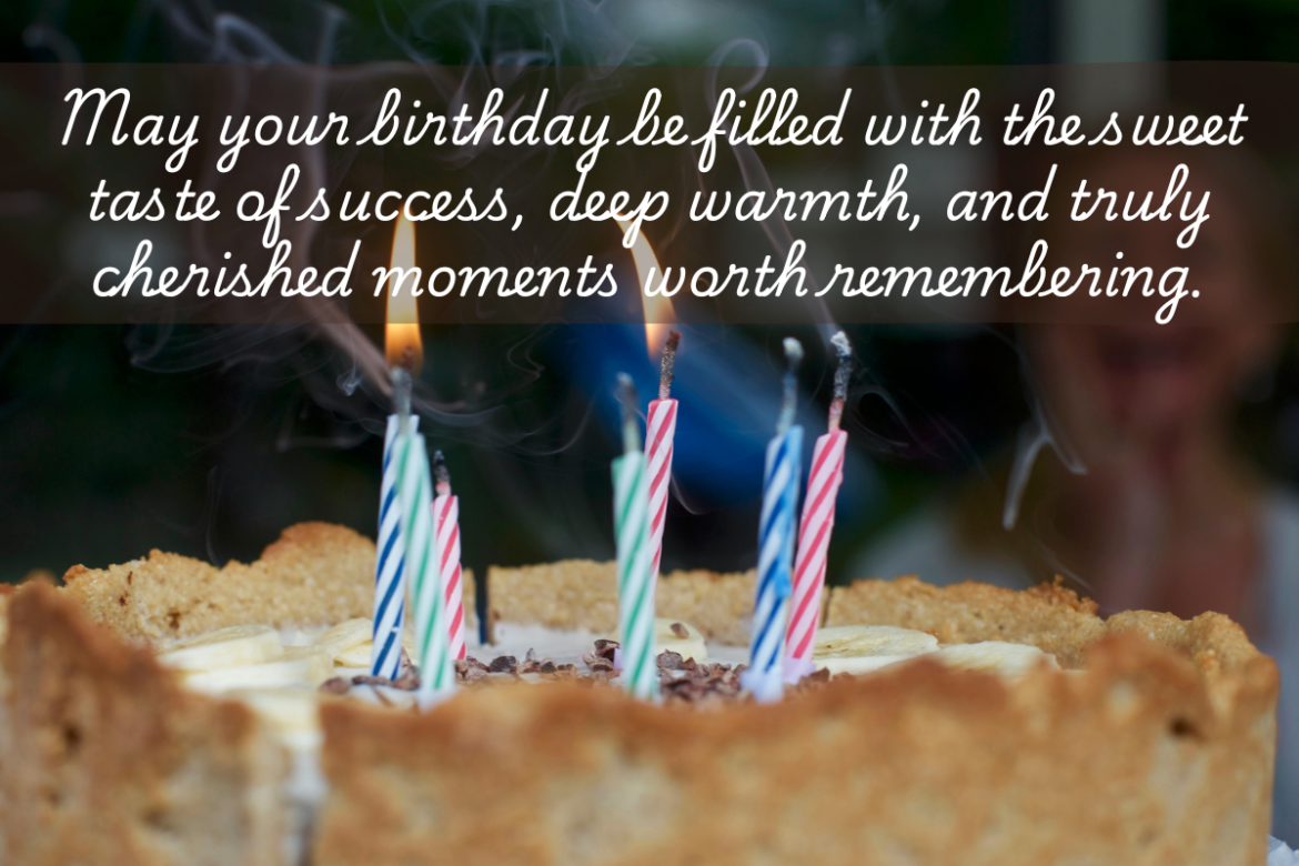 birthday wishes for success