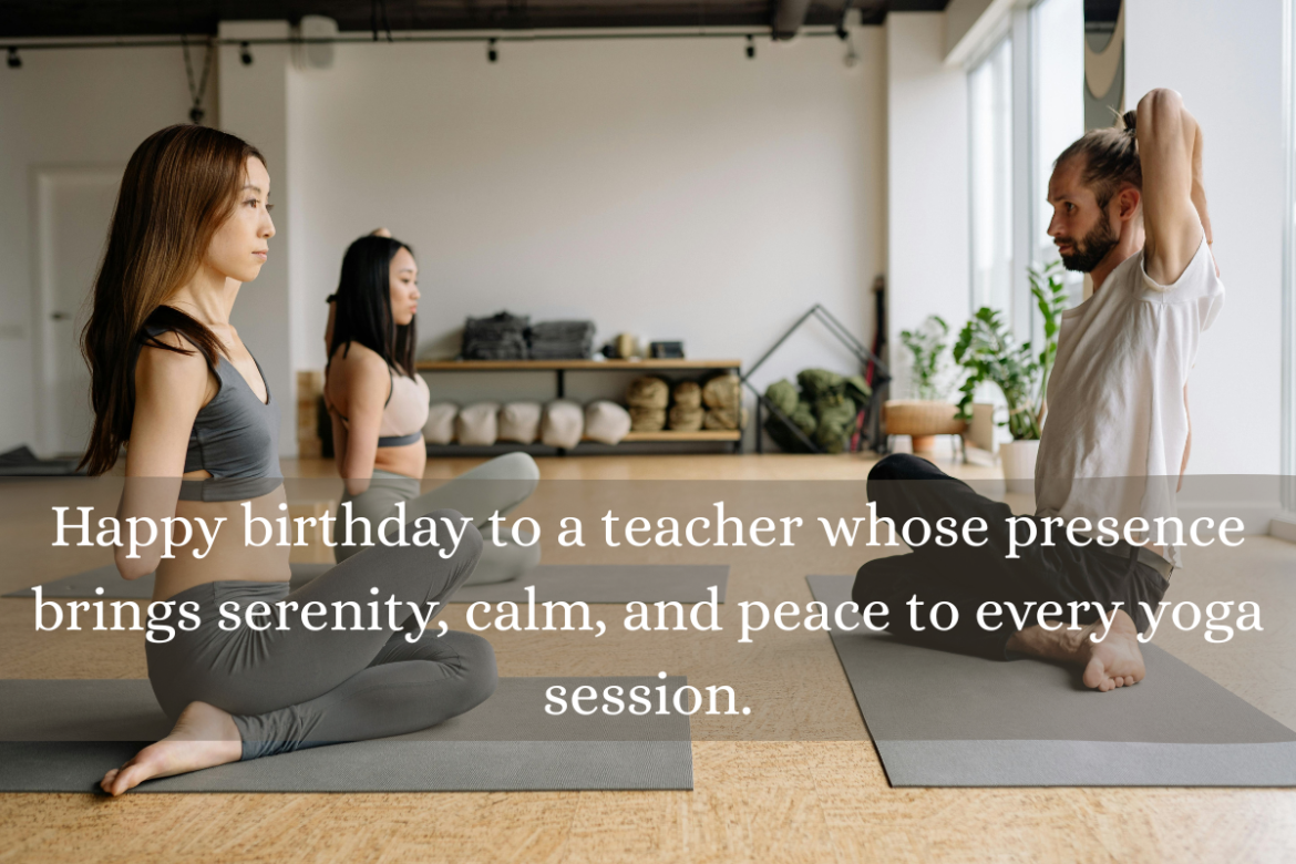 birthday wishes for yoga teacher
