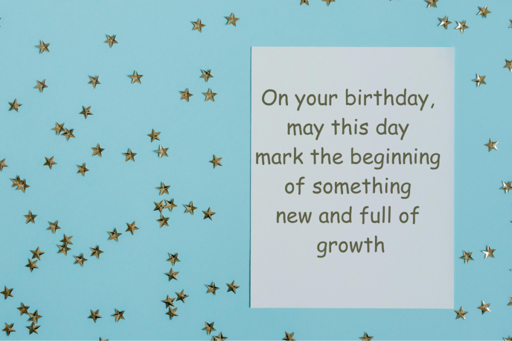 birthday wishes for success