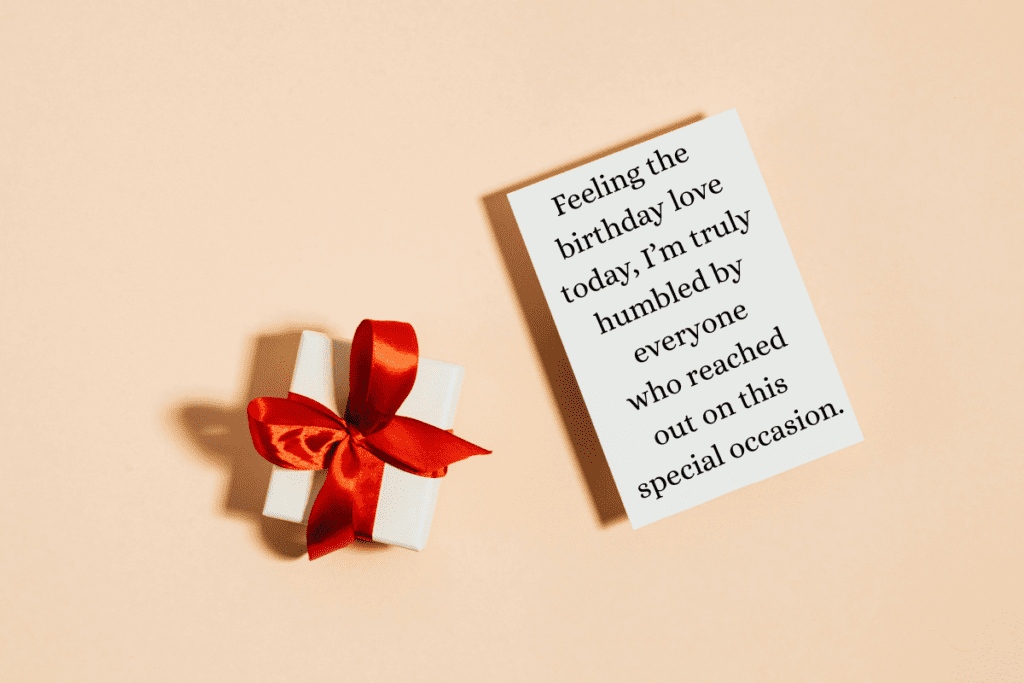 thank you for a birthday wish