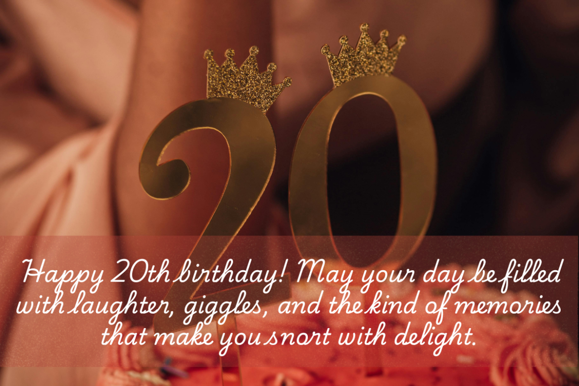 20th birthday wishes