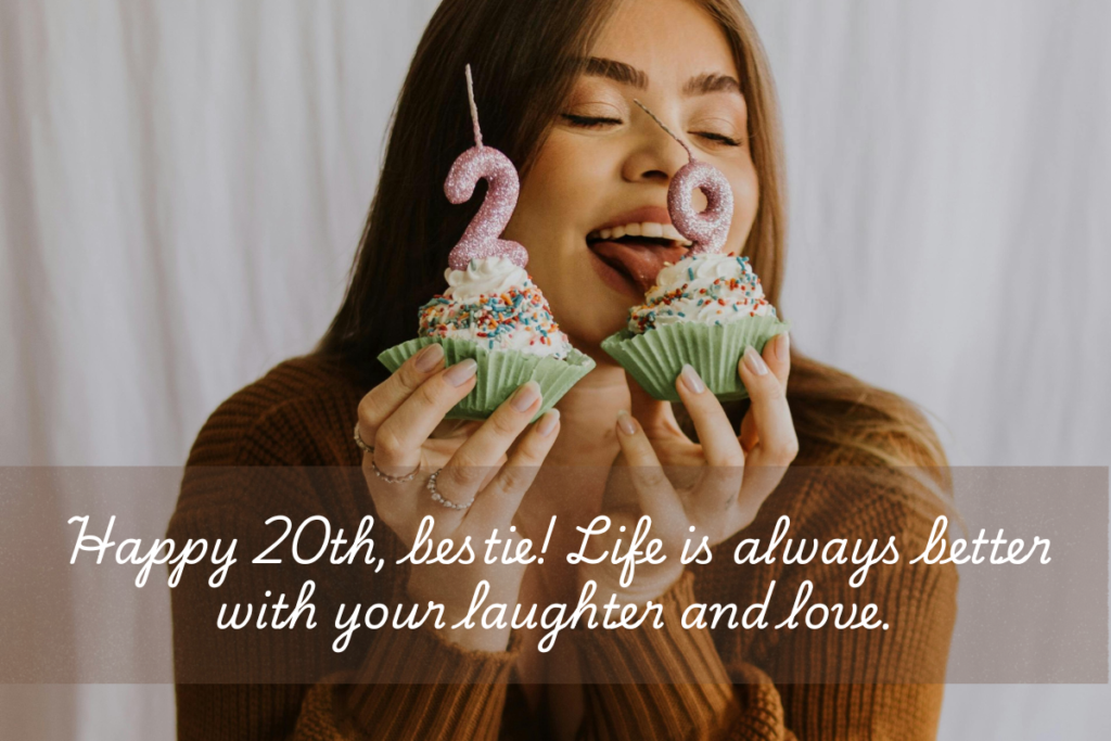 20th birthday wishes