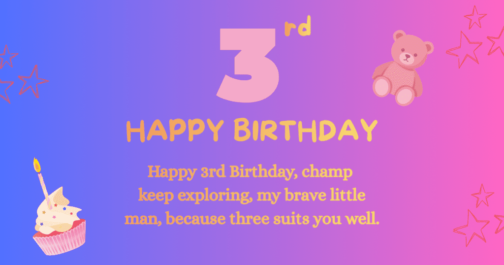 3rd Birthday Wishes