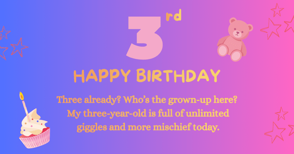 3rd Birthday Wishes