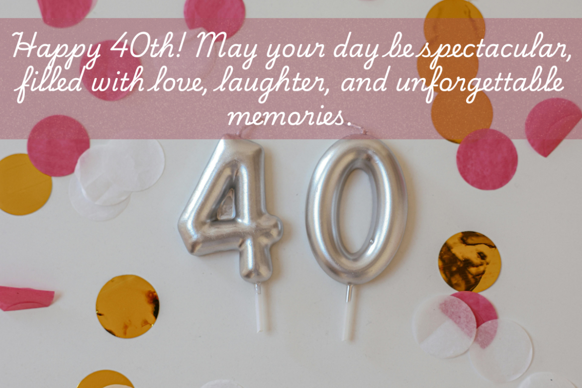 40th birthday wishes