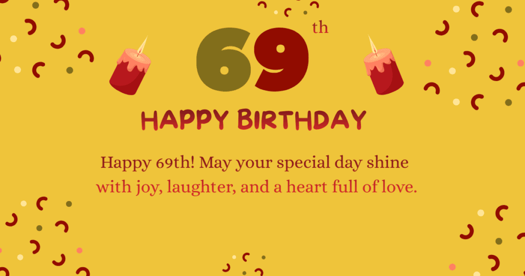 69th Birthday Wishes