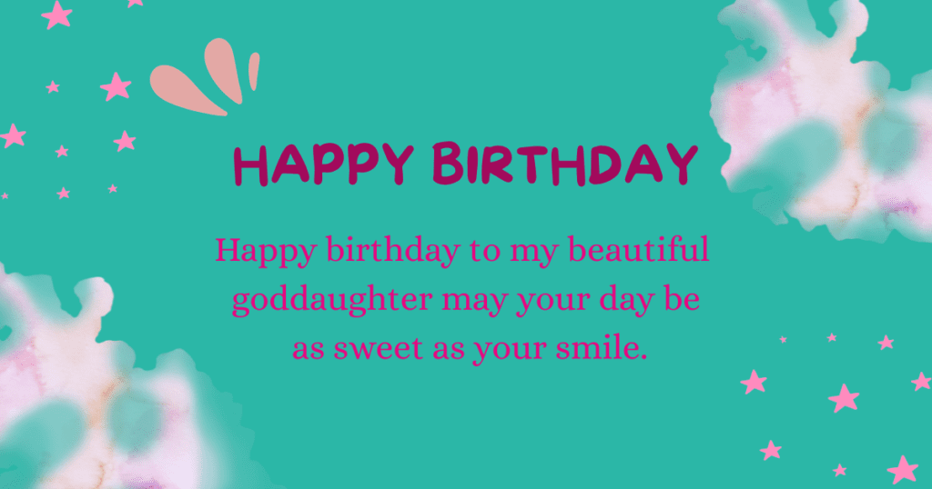 Birthday Wishes for Goddaughter