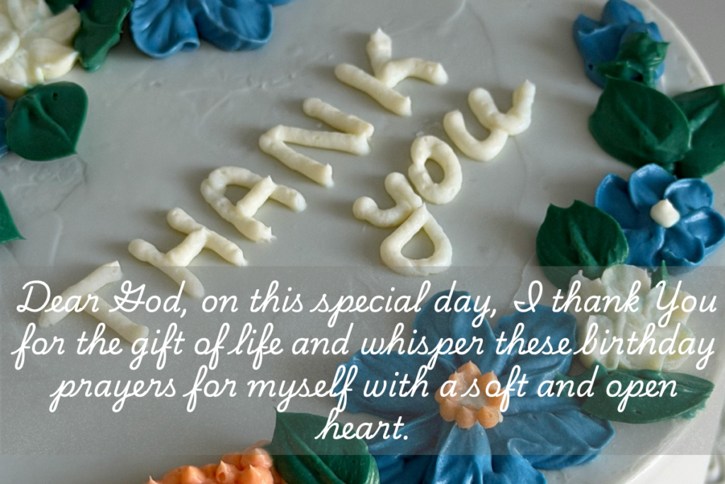 birthday prayers for myself