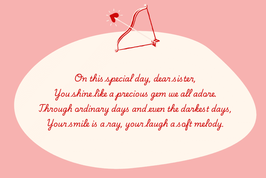 birthday poems for sister