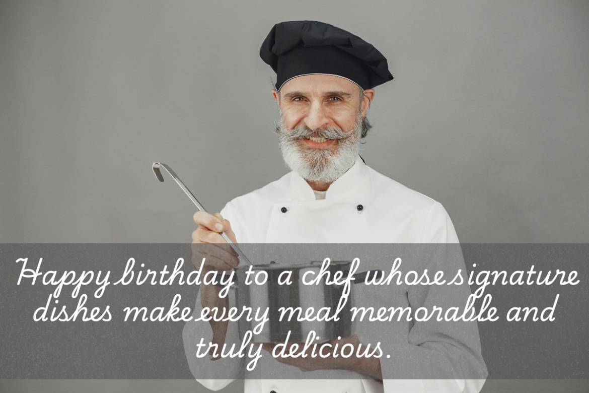 birthday wishes for chef