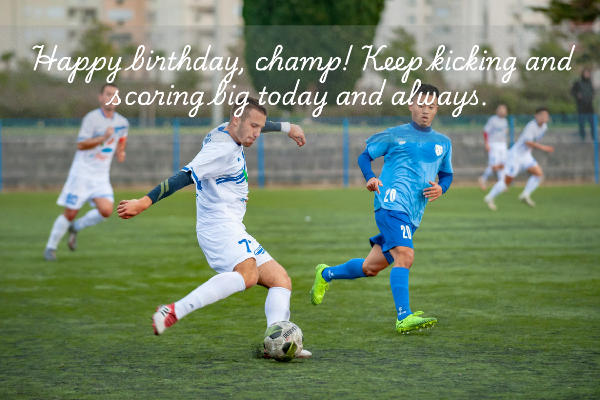 birthday wishes for football player