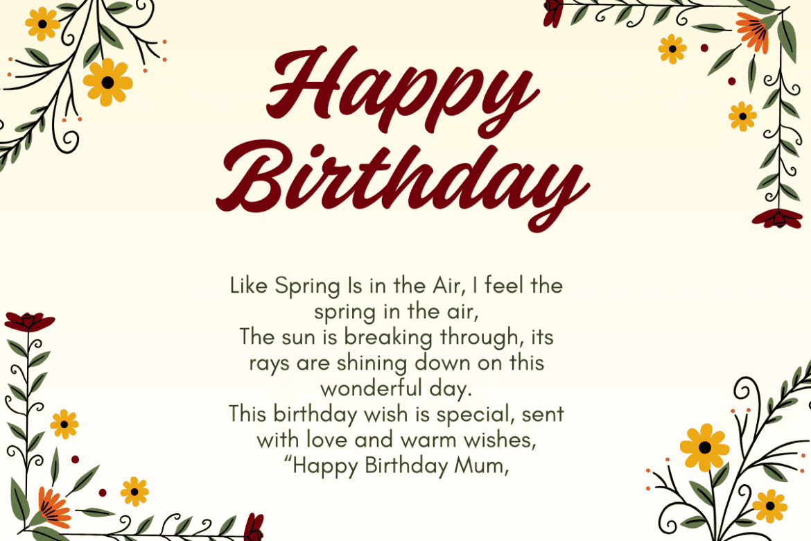 birthday poems for mom
