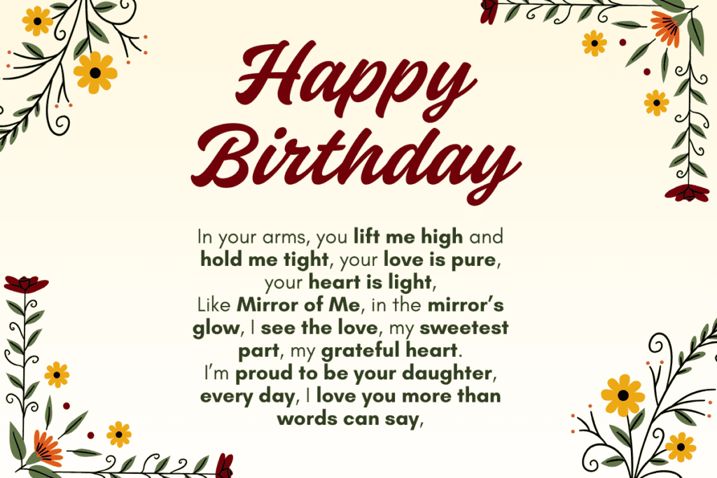 Birthday Poems for Mom