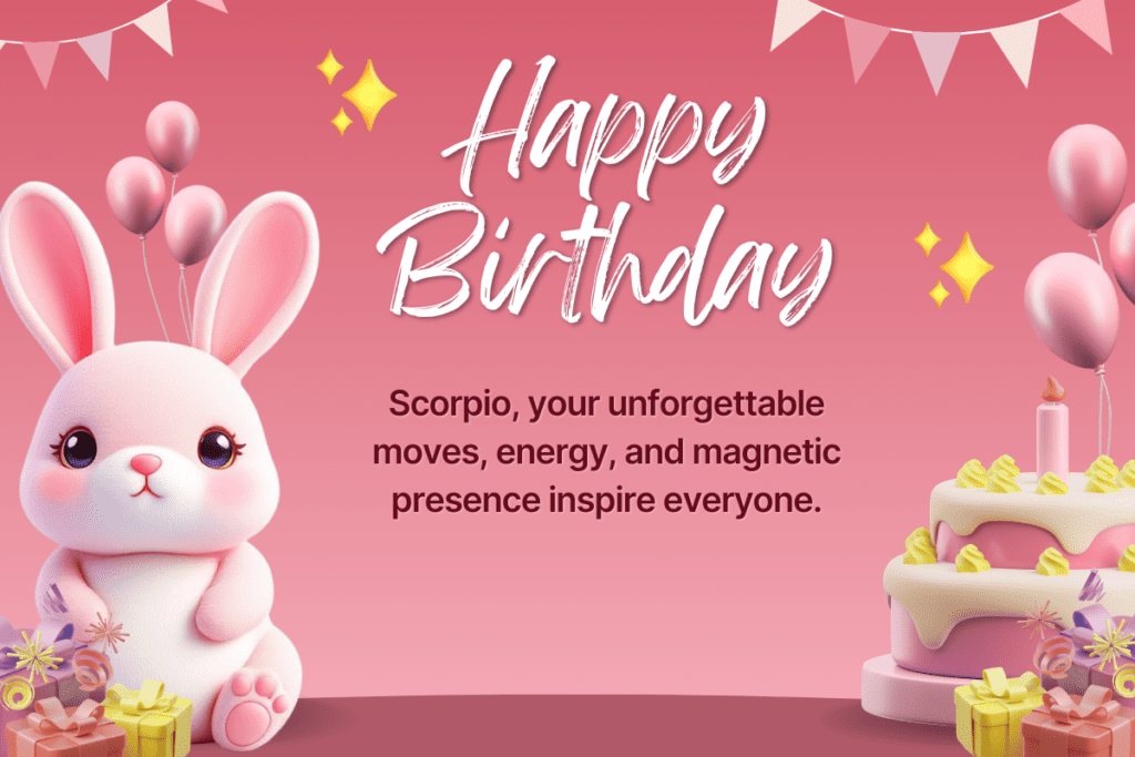 Scorpio Birthday Wishes
