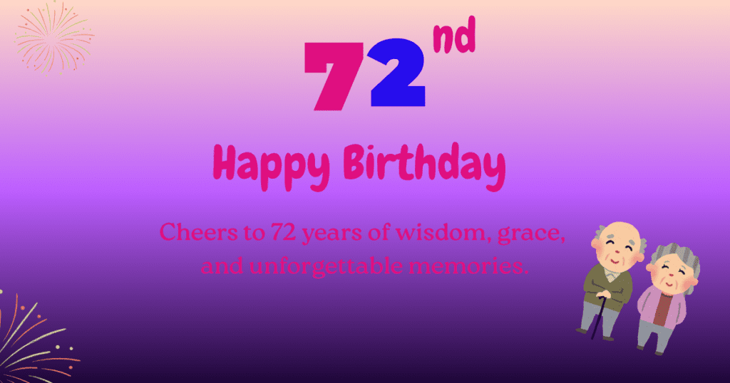 72nd birthday 