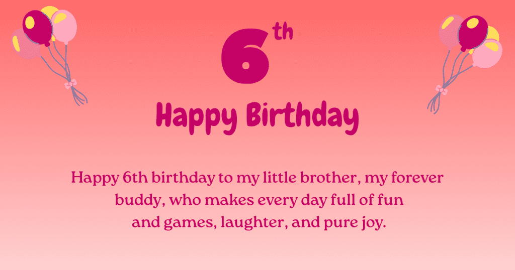 6th birthday 