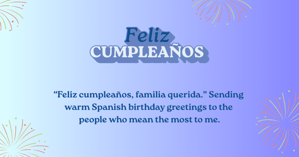 Birthday Wishes in Spanish