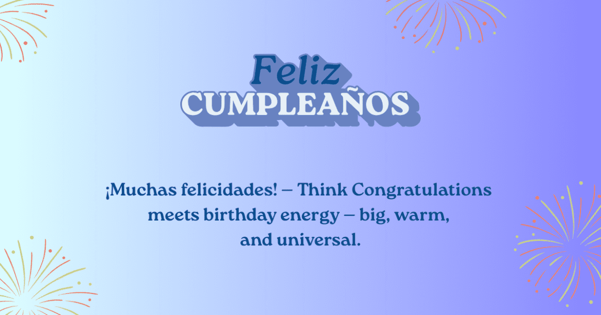 Birthday Wishes in Spanish