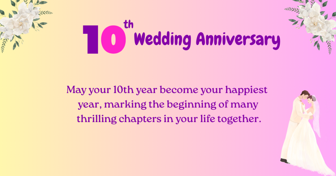 10th Anniversary Wishes