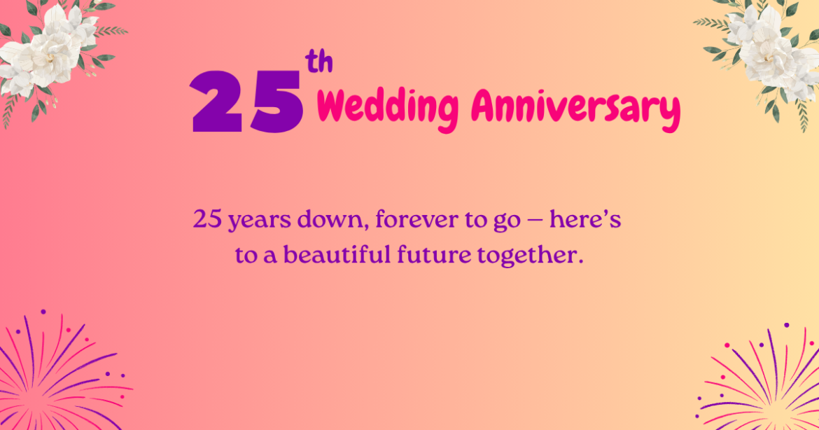 25th anniversary wishes