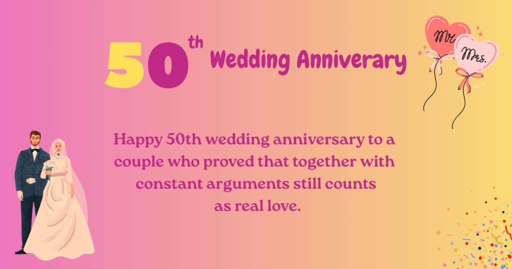 50th Wedding Anniversary 