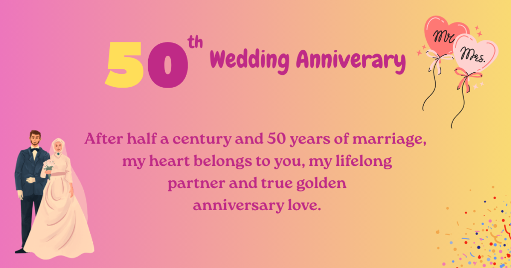 50th Wedding Anniversary 