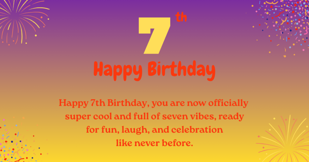 7th birthday