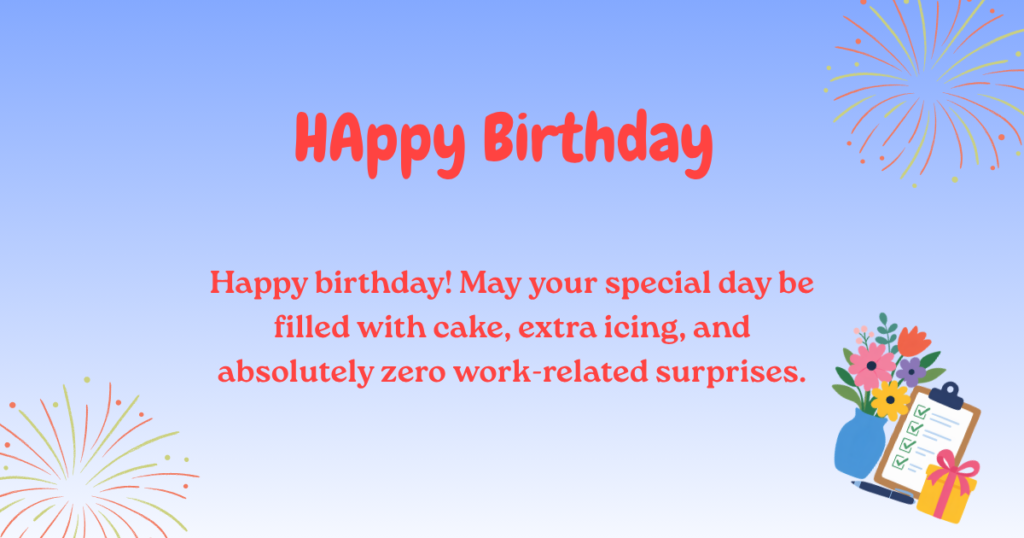 Birthday Wishes for Employees 