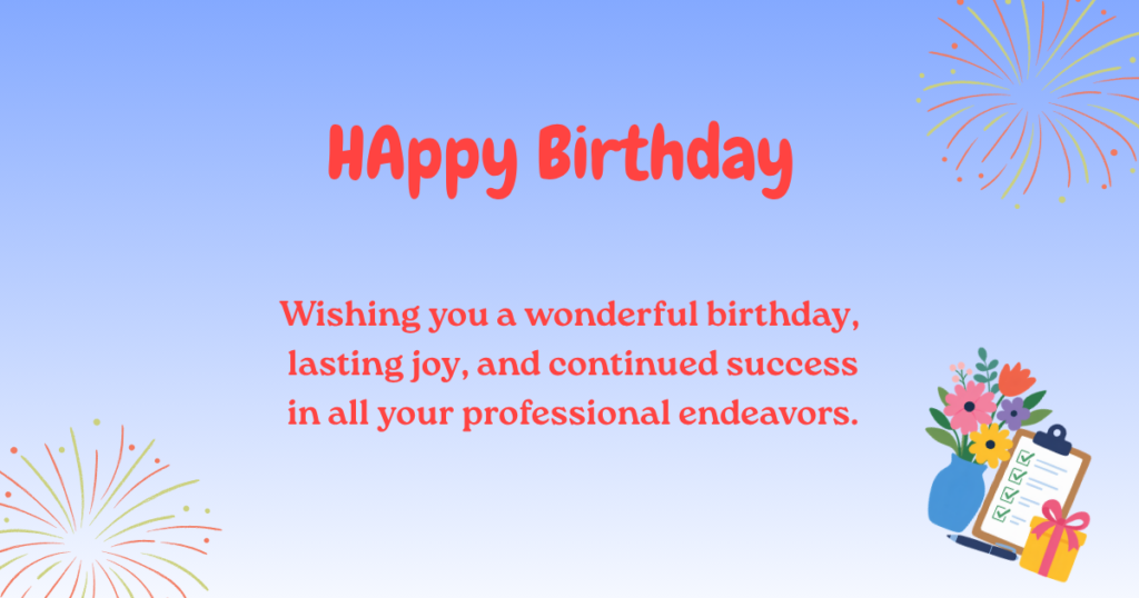 Birthday Wishes for Employees 