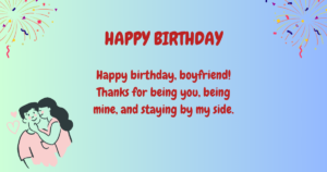 Birthday wishes for boyfriend