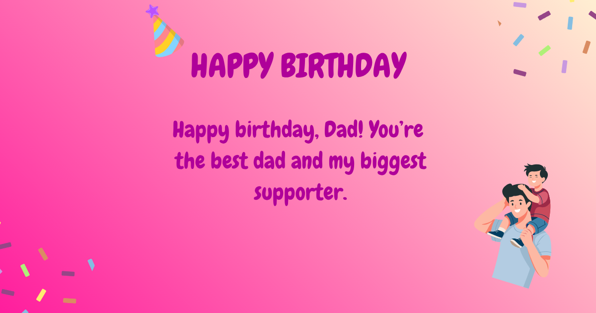 Birthday wishes for dad