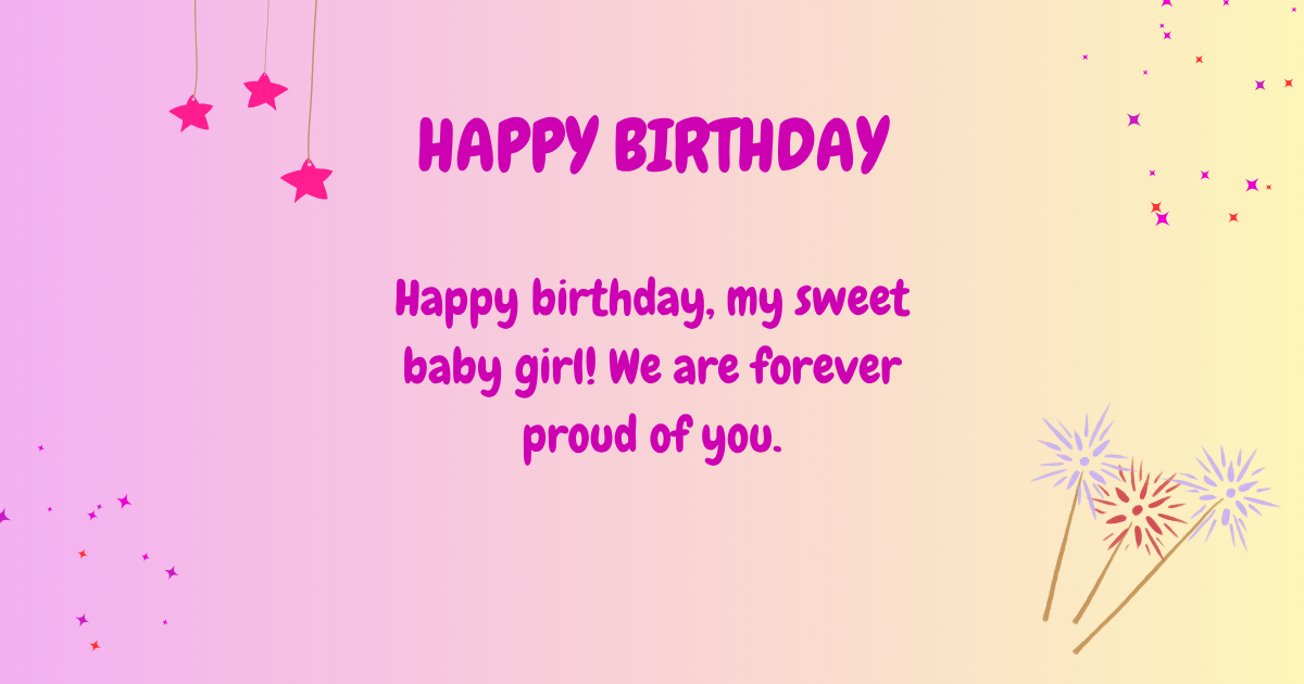Birthday wishes for daughter