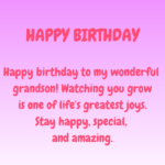 100+ Birthday Wishes for Grandson: Sweet, Funny & Heartfelt Messages
