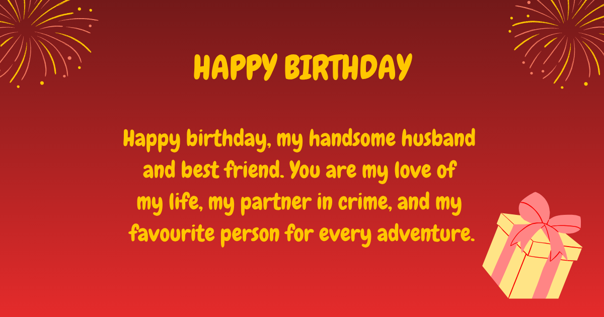 Birthday wishes for husband 