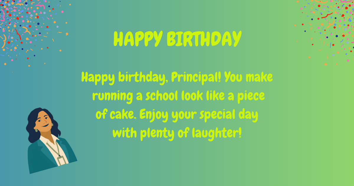Birthday wishes for principal 