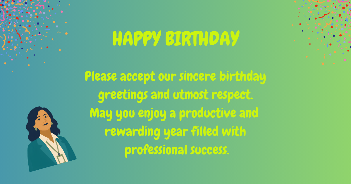 Birthday wishes for principal 