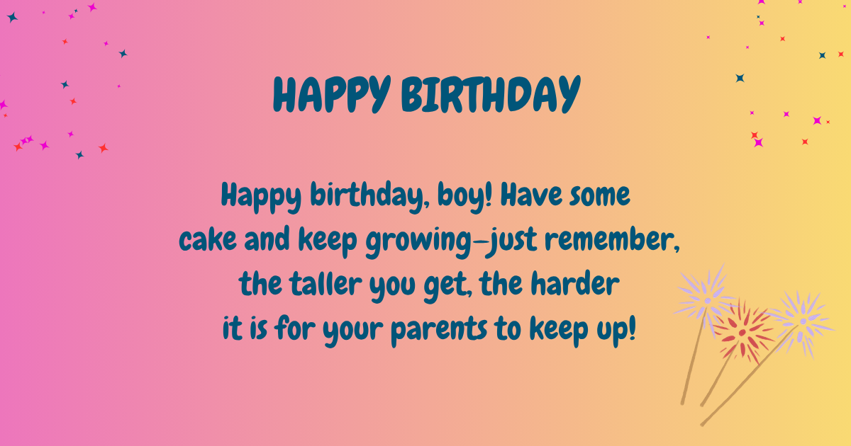 Birthday wishes for son