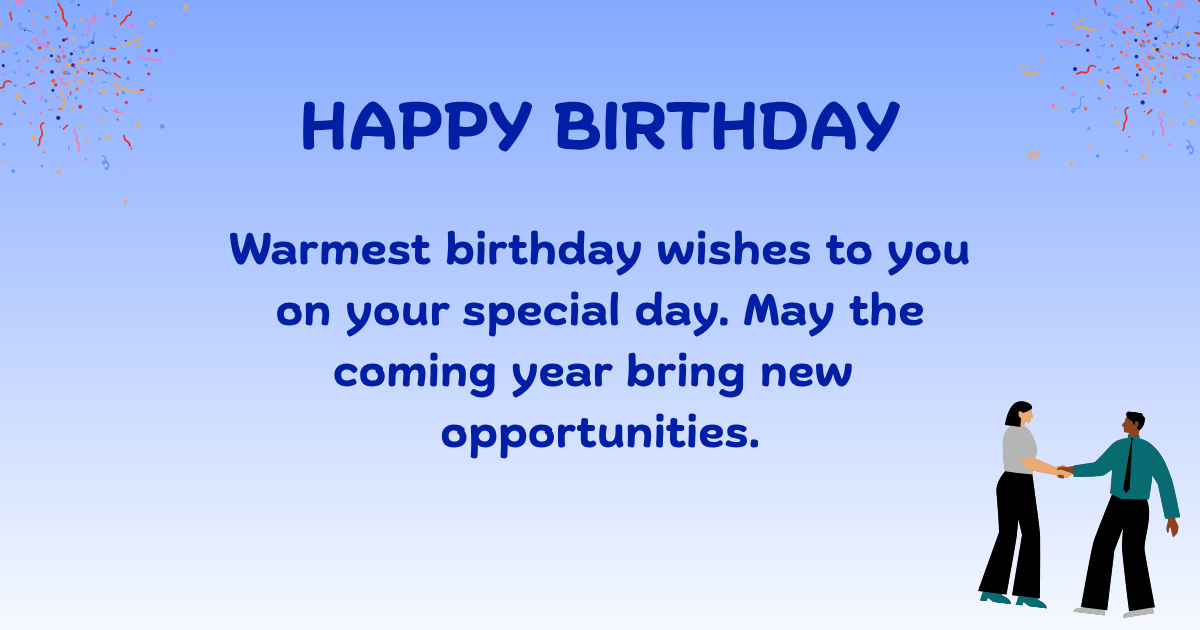 Birthday Wishes for client