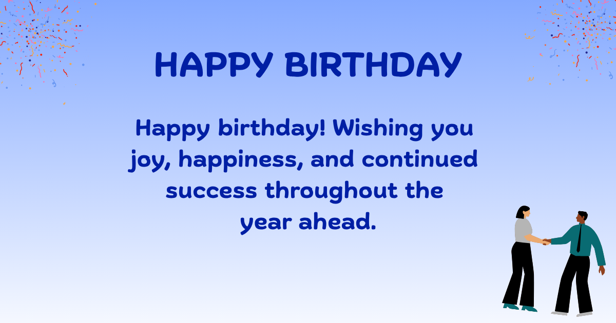 Birthday Wishes for client