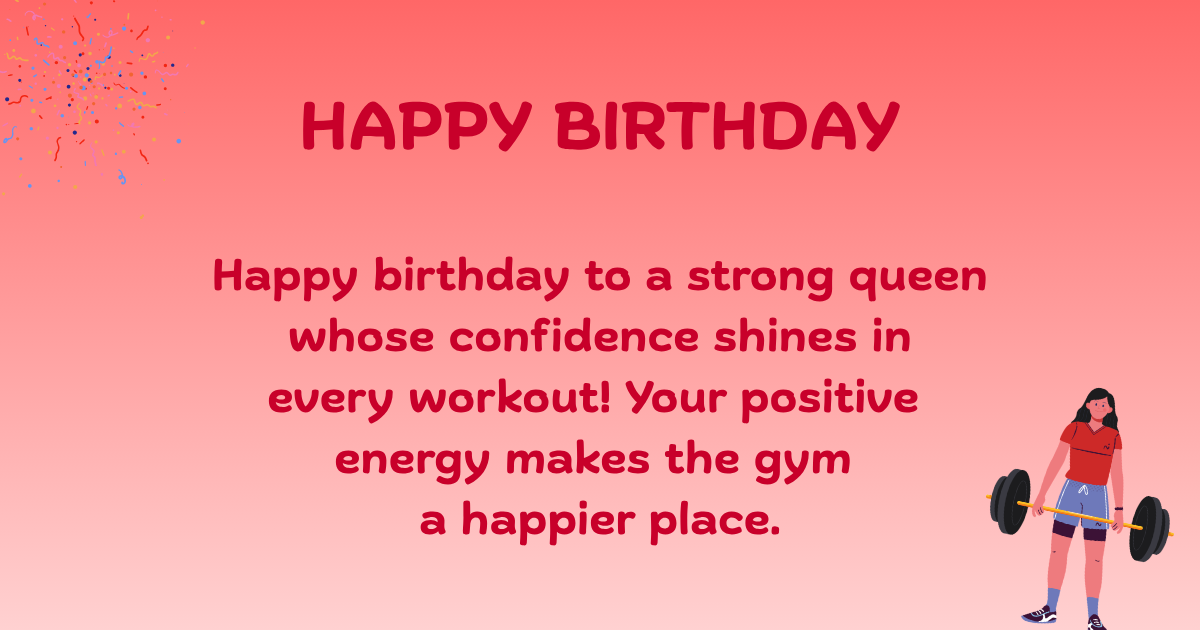 Birthday Wishes for gym partner